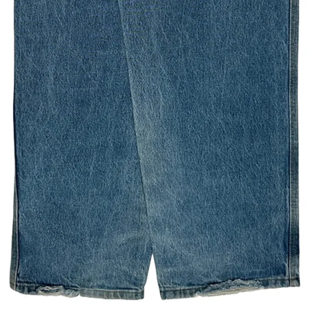 Pit Stop Carpenter Jeans - 30W 32L Blue Denim - Image 7