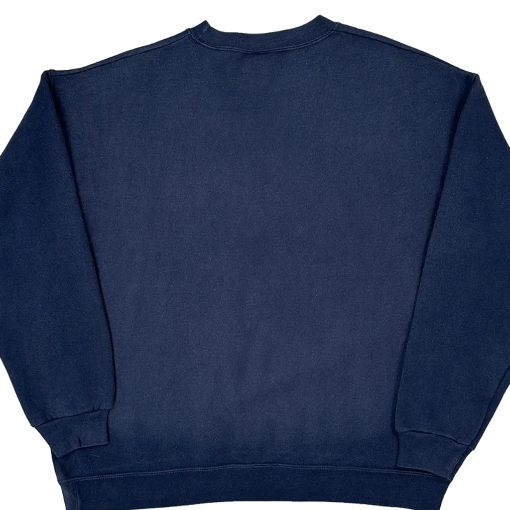 Pittsburgh Panthers Majestic Ncaa Sweatshirt - Large Navy Cotton - Image 6