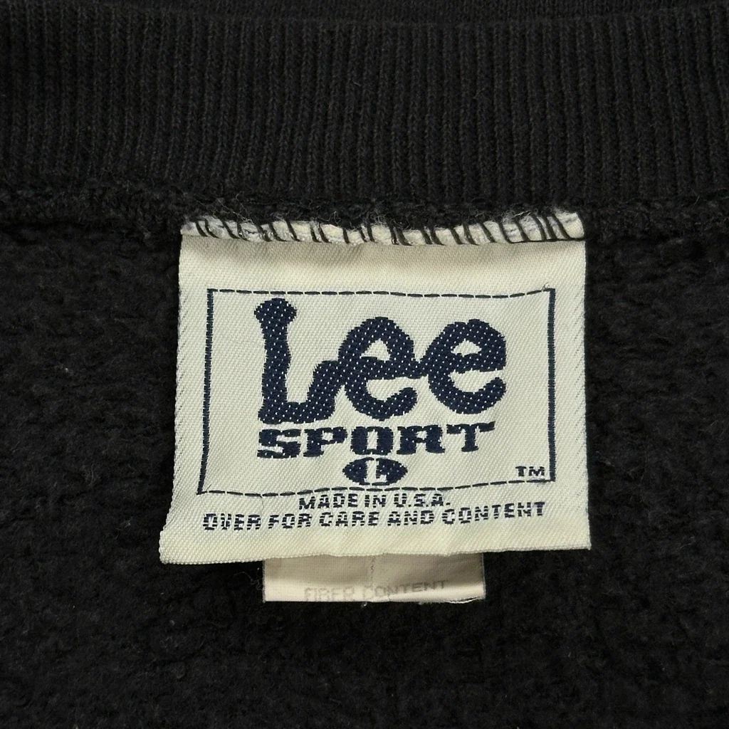 Pittsburgh Steelers Lee Sport Nfl Sweatshirt - Large Black Cotton - Image 3