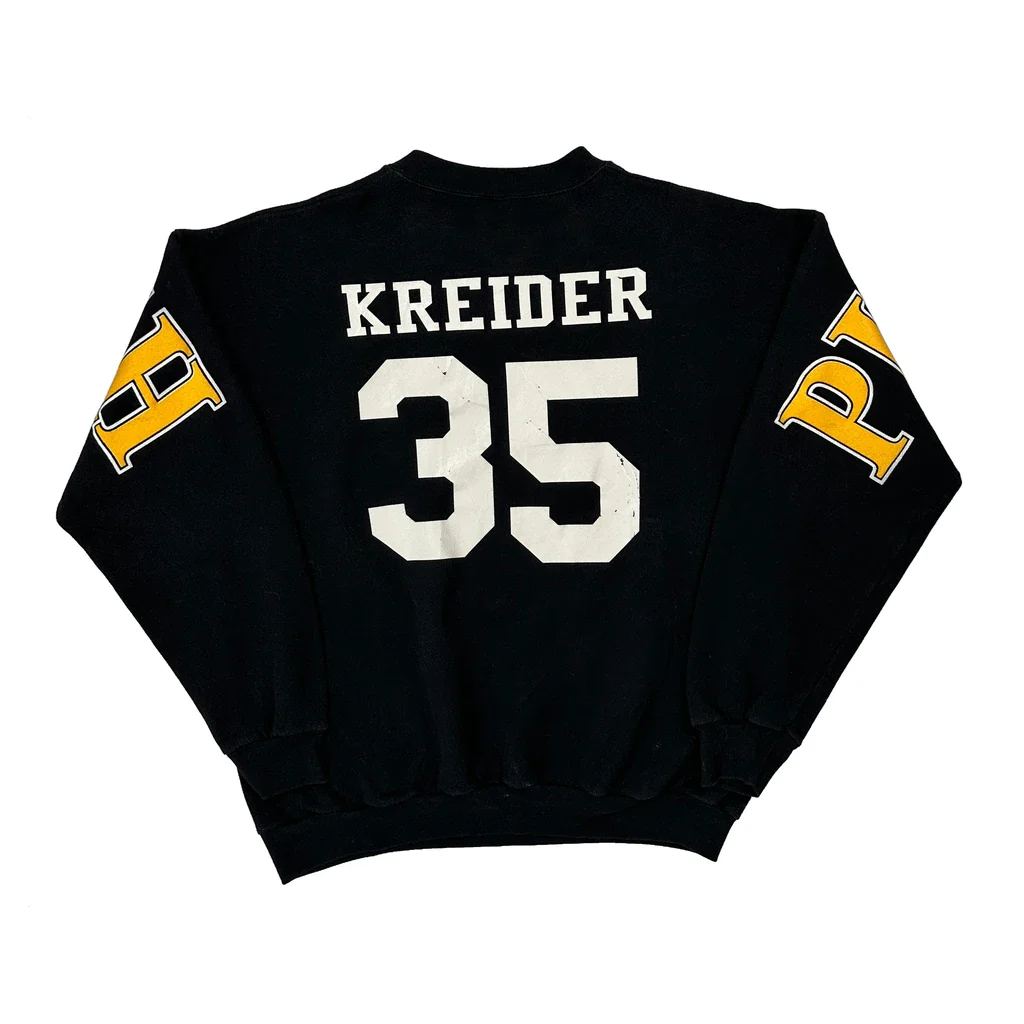 Pittsburgh Steelers Logo 7 Nfl Sweatshirt - Large Black Cotton Blend - Image 2