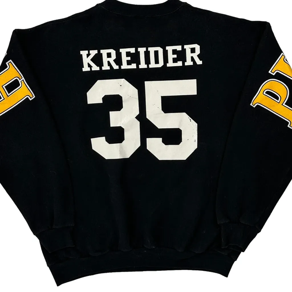 Pittsburgh Steelers Logo 7 Nfl Sweatshirt - Large Black Cotton Blend - Image 7