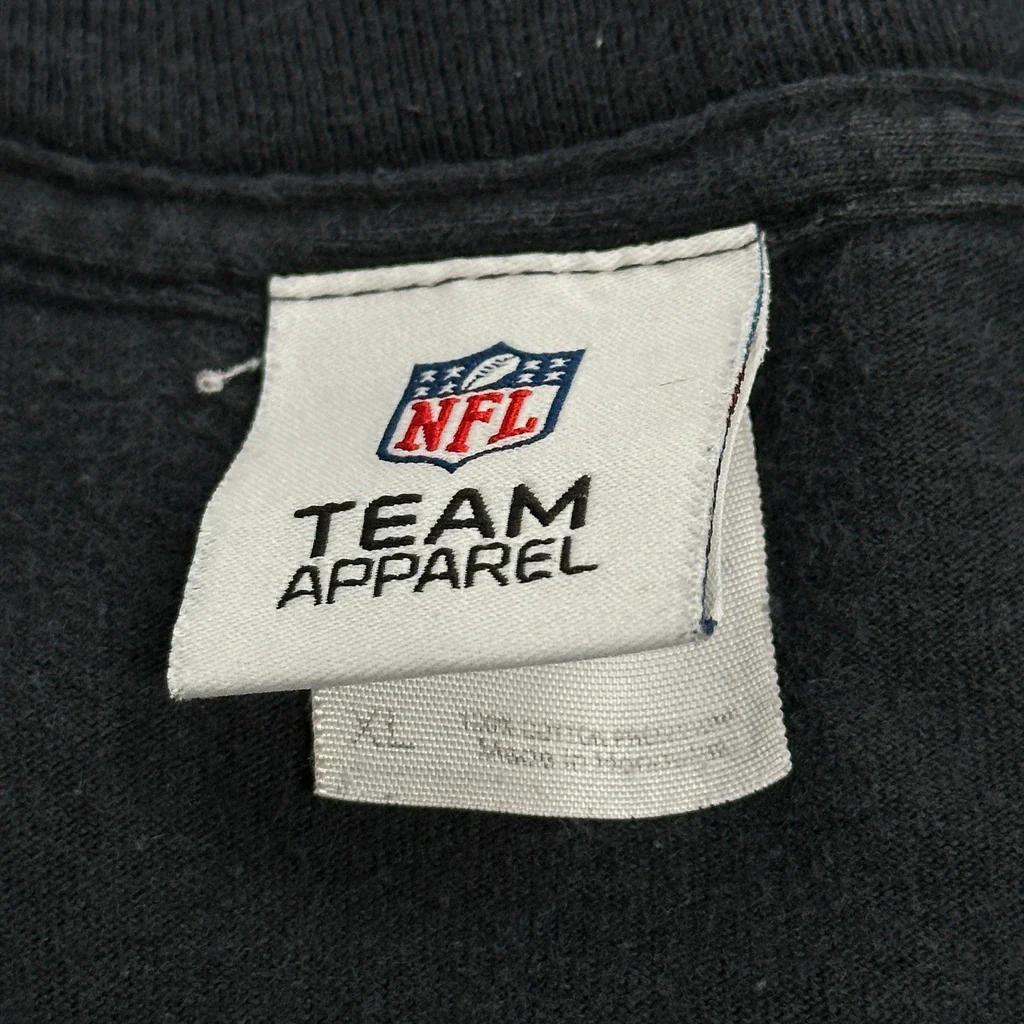 Pittsburgh Steelers N.F.L. Team Apparel Long Sleeve T-Shirt - XL Black Cotton - Image 3