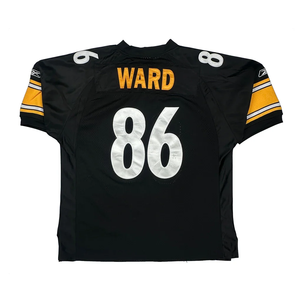 Pittsburgh Steelers Reebok Nfl Jersey - XL Black Polyester - Image 2