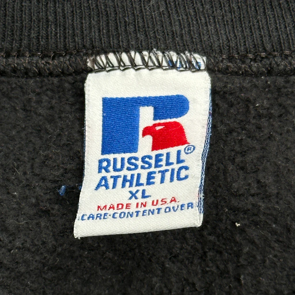 Pittsburgh Steelers Russell Athletic Nfl Sweatshirt - XL Black Cotton - Image 3