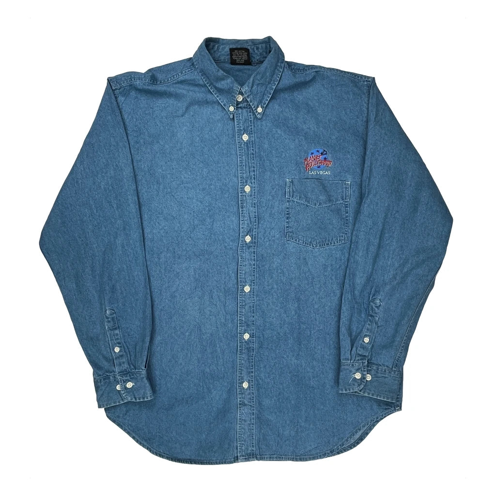 Planet Hollywood Denim Shirt - XL Blue Denim