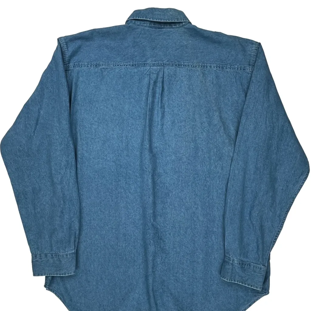 Planet Hollywood Denim Shirt - XL Blue Denim - Image 6