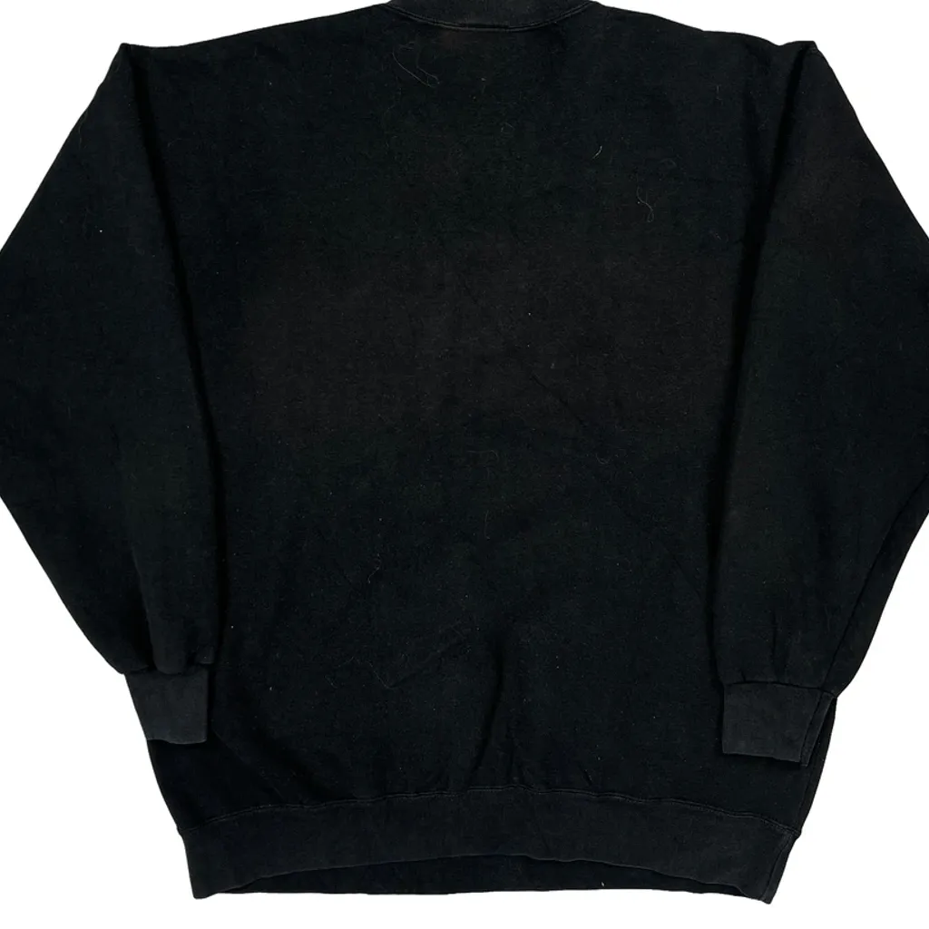Planet Hollywood Graphic Sweatshirt - Medium Black Cotton - Image 7