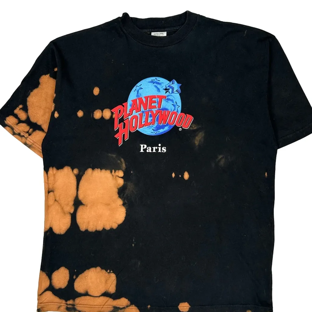 Planet Hollywood T-Shirt - XL Black Cotton - Image 6