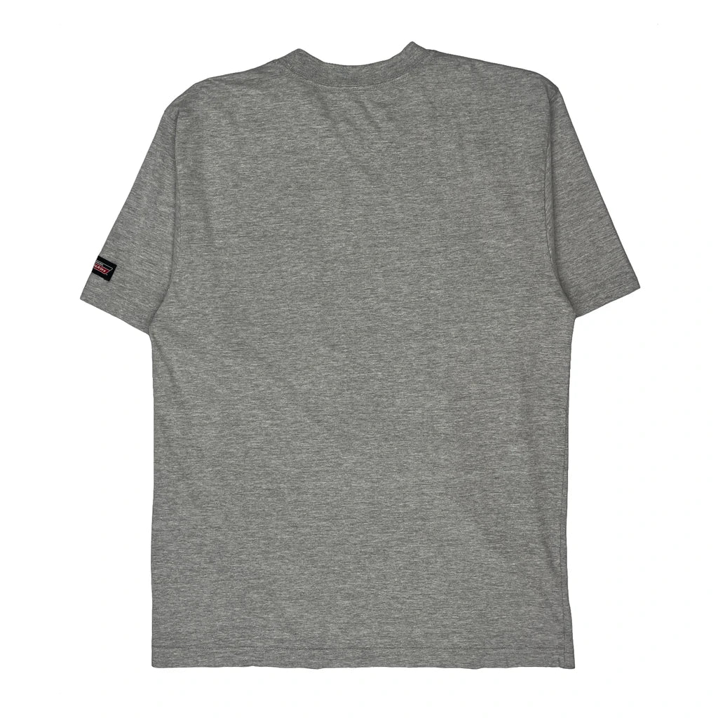 Pocket On Chest Dickies T-Shirt - Medium Grey Cotton - Image 2