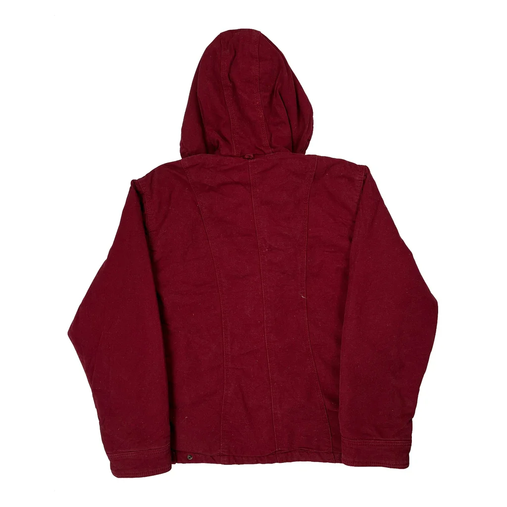 Polar King Workwear Jacket - XL Red Cotton - Image 2