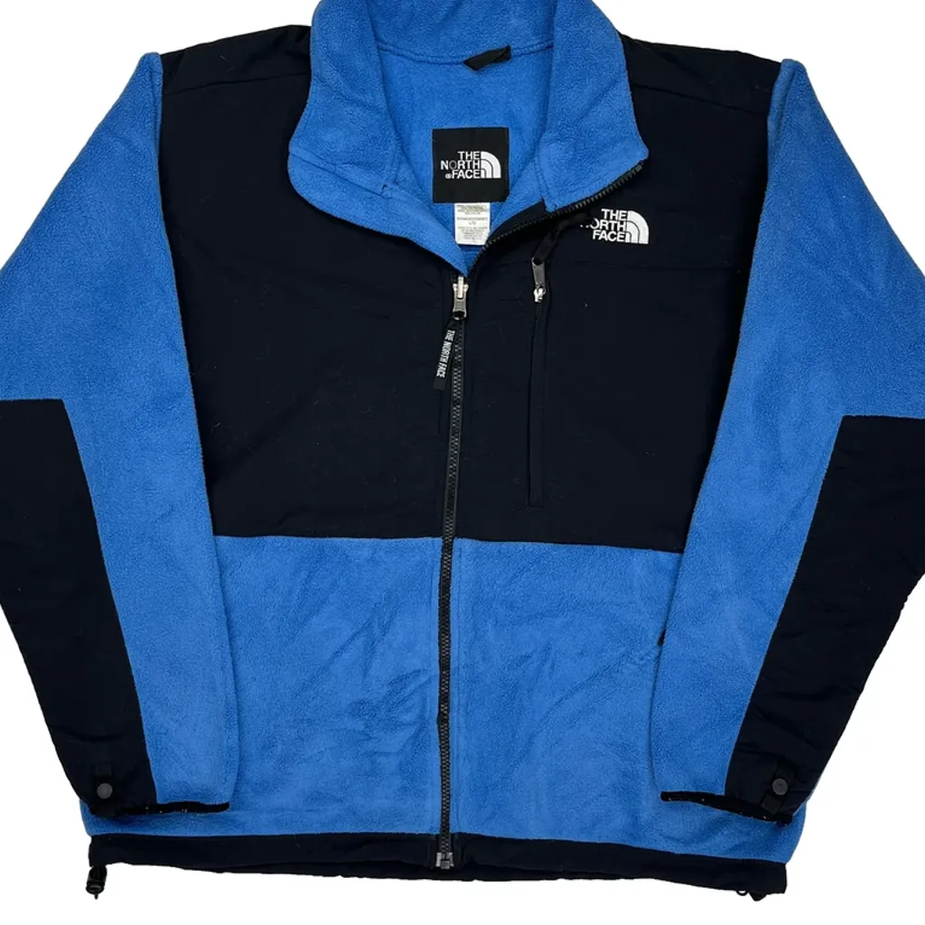 Polartec The North Face Denali Fleece Jacket - Large Blue Polyester - Image 6