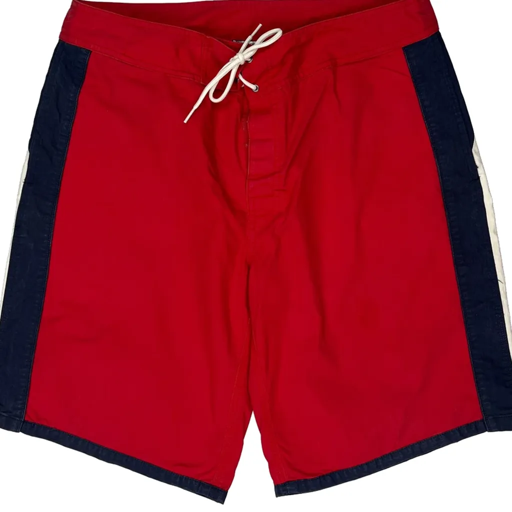 Polo 67 Polo By Ralph Lauren Graphic Shorts - 34W 8L Red Cotton - Image 9