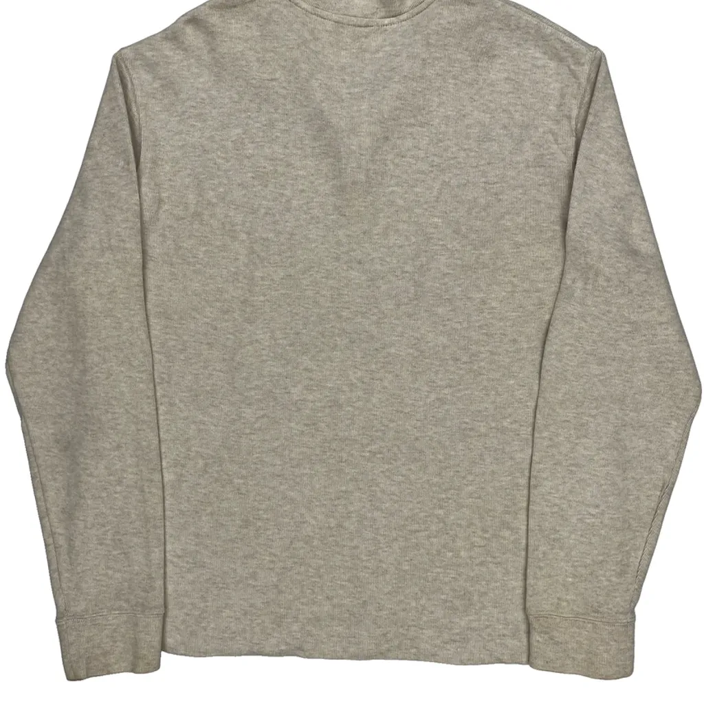 Polo By Ralph Lauren 1/4 Zip - Large Beige Cotton - Image 6