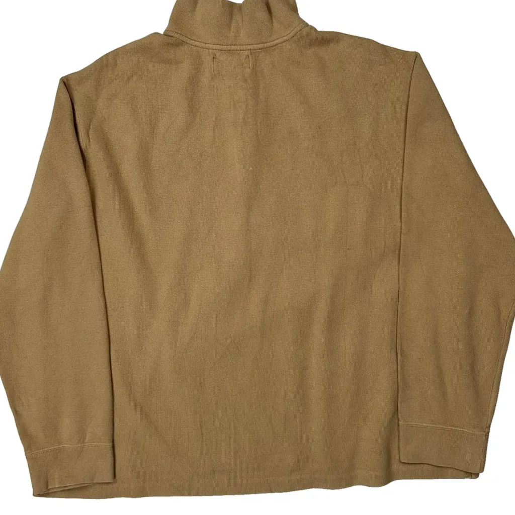 Polo By Ralph Lauren 1/4 Zip - XL Beige Cotton - Image 7