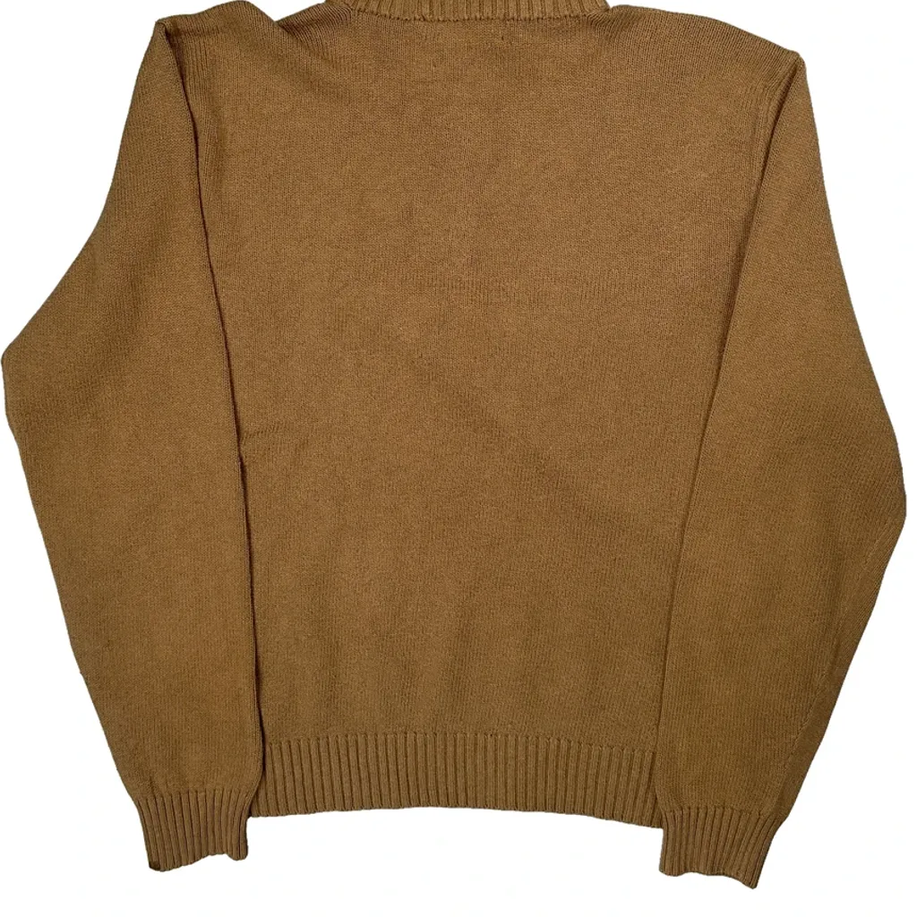 Polo By Ralph Lauren 1/4 Zip - XL Beige Cotton - Image 6