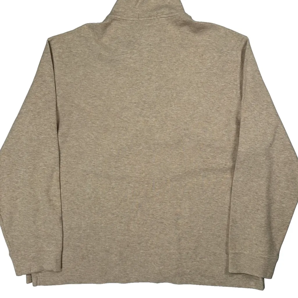 Polo By Ralph Lauren 1/4 Zip - XL Beige Cotton - Image 6