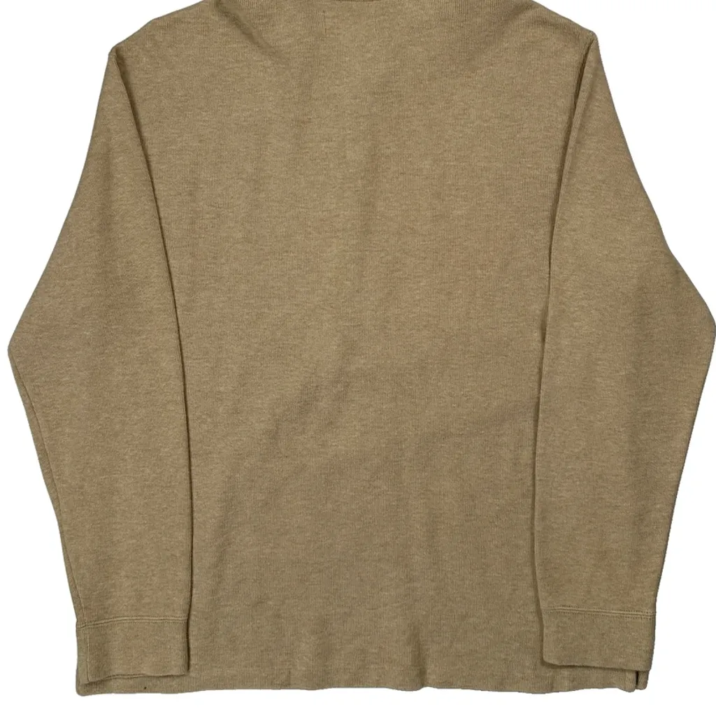 Polo By Ralph Lauren 1/4 Zip - XL Beige Cotton - Image 6
