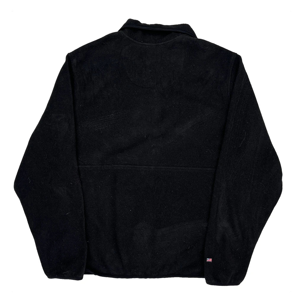 Polo By Ralph Lauren 1/4 Zip - Large Black Polyester - Image 2