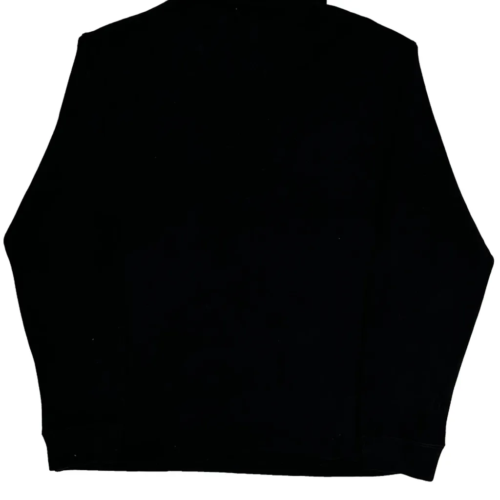 Polo By Ralph Lauren 1/4 Zip - Large Black Cotton - Image 6