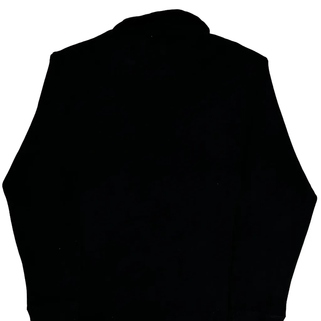 Polo By Ralph Lauren 1/4 Zip - Large Black Cotton - Image 7