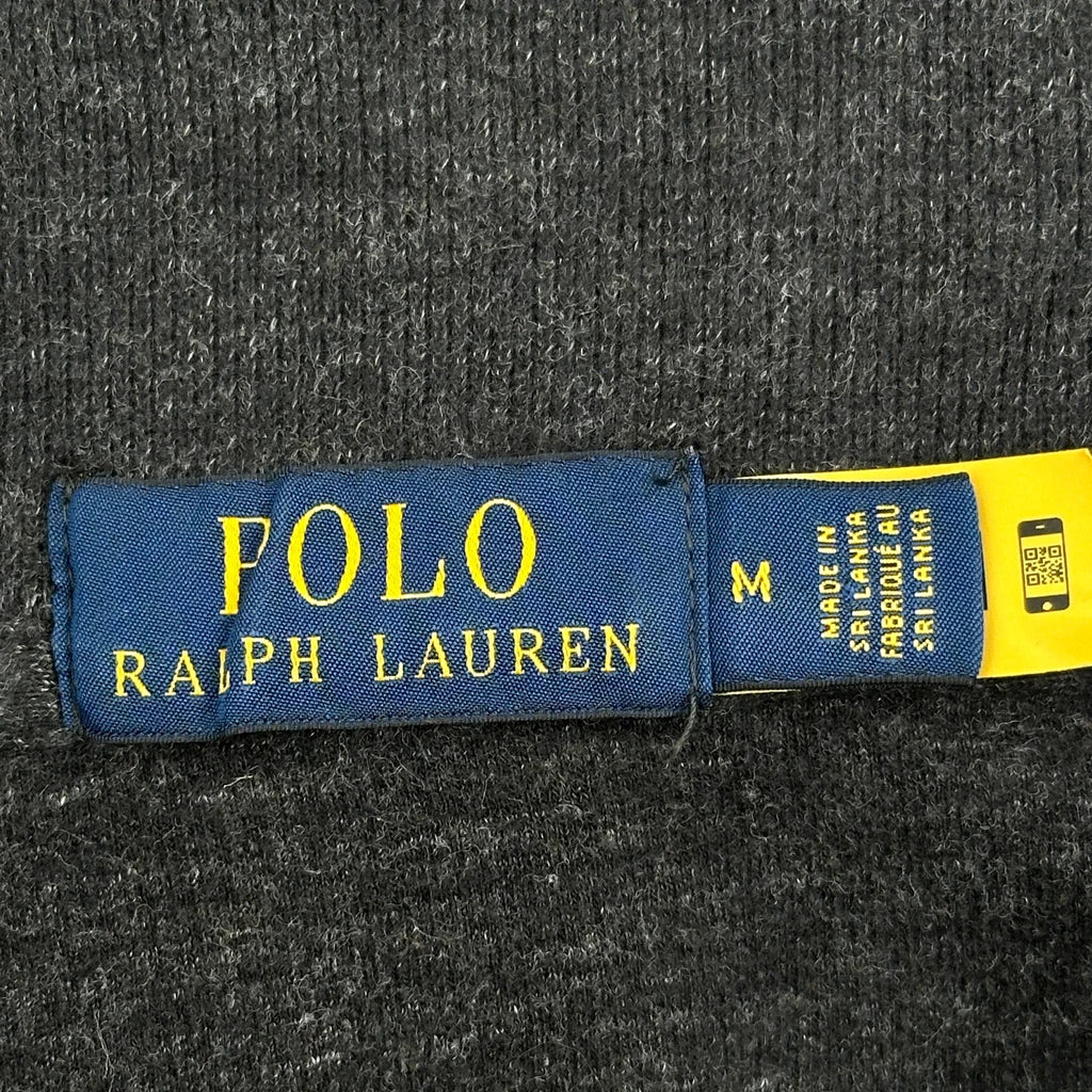 Polo By Ralph Lauren 1/4 Zip - Medium Black Cotton - Image 3