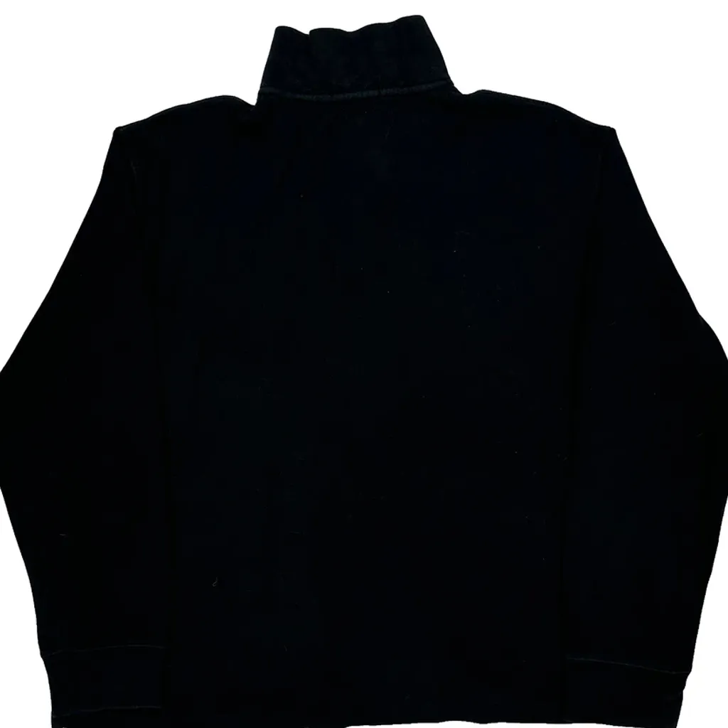 Polo By Ralph Lauren 1/4 Zip - XL Black Cotton - Image 7