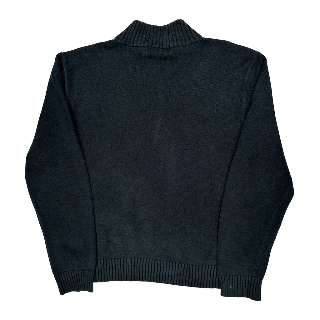 Polo By Ralph Lauren 1/4 Zip - 2XL Black Cotton - Image 2