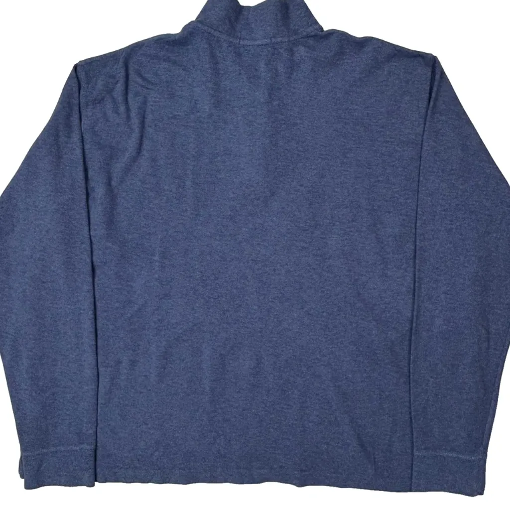 Polo By Ralph Lauren 1/4 Zip - Large Blue Cotton - Image 6