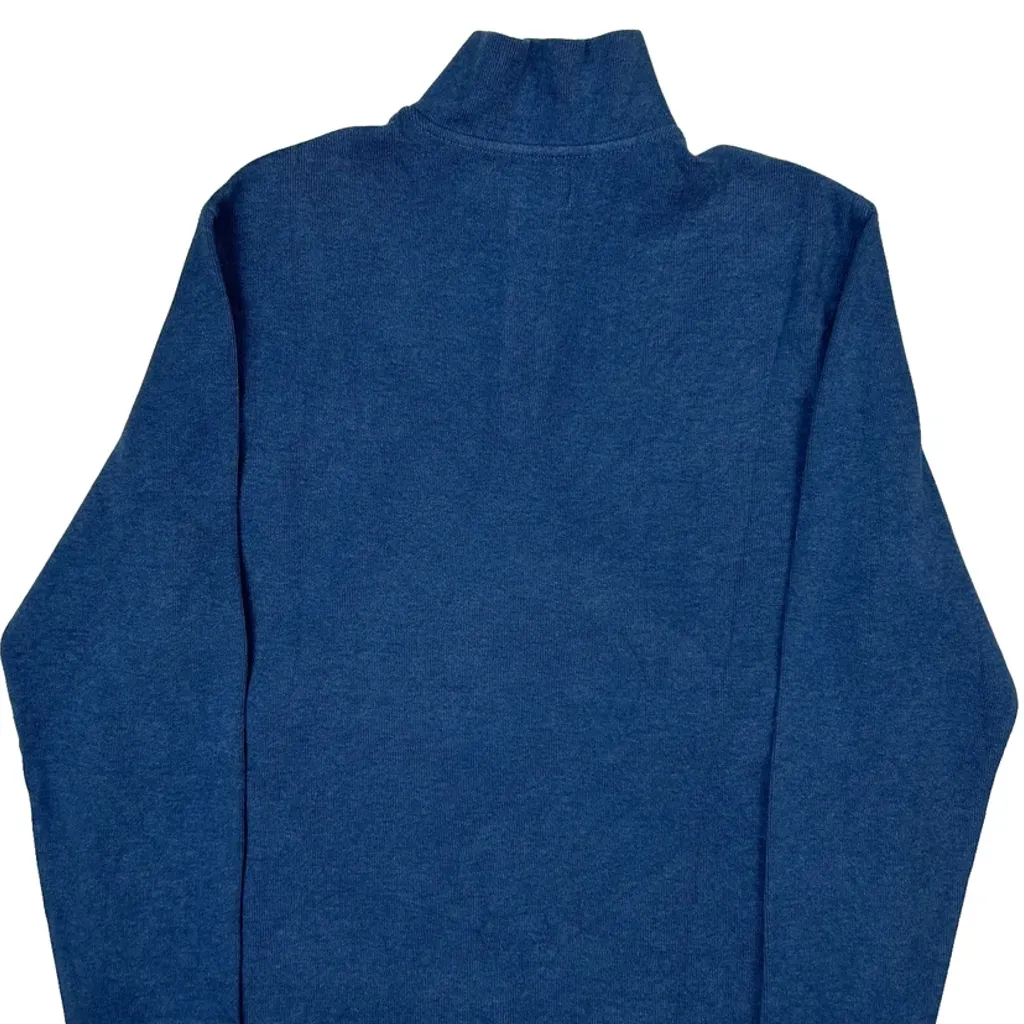 Polo By Ralph Lauren 1/4 Zip - Large Blue Cotton - Image 7