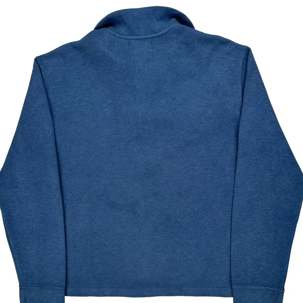 Polo By Ralph Lauren 1/4 Zip - Large Blue Cotton - Image 6