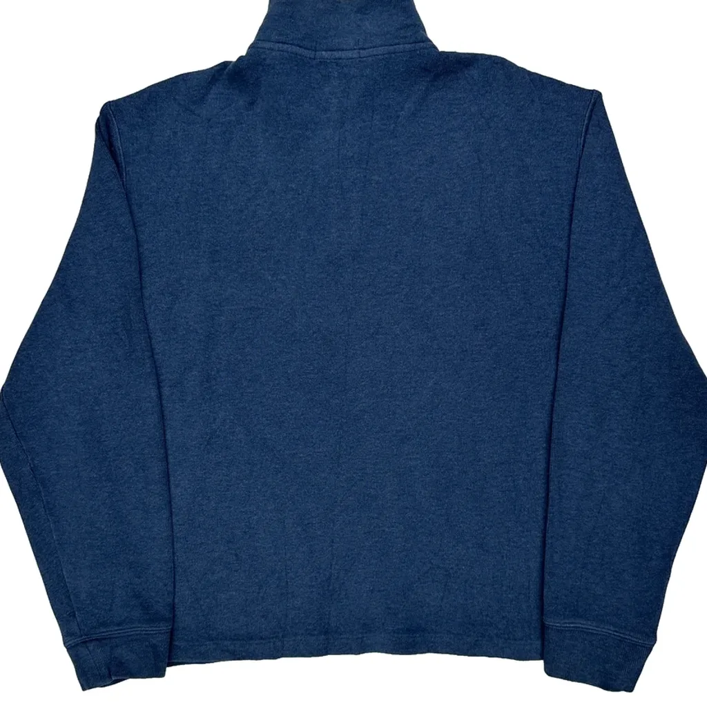 Polo By Ralph Lauren 1/4 Zip - Large Blue Cotton - Image 6