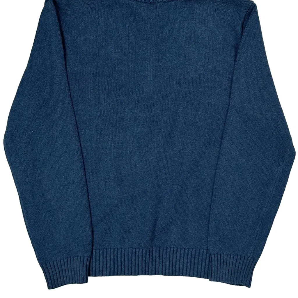 Polo By Ralph Lauren 1/4 Zip - Medium Blue Cotton - Image 6