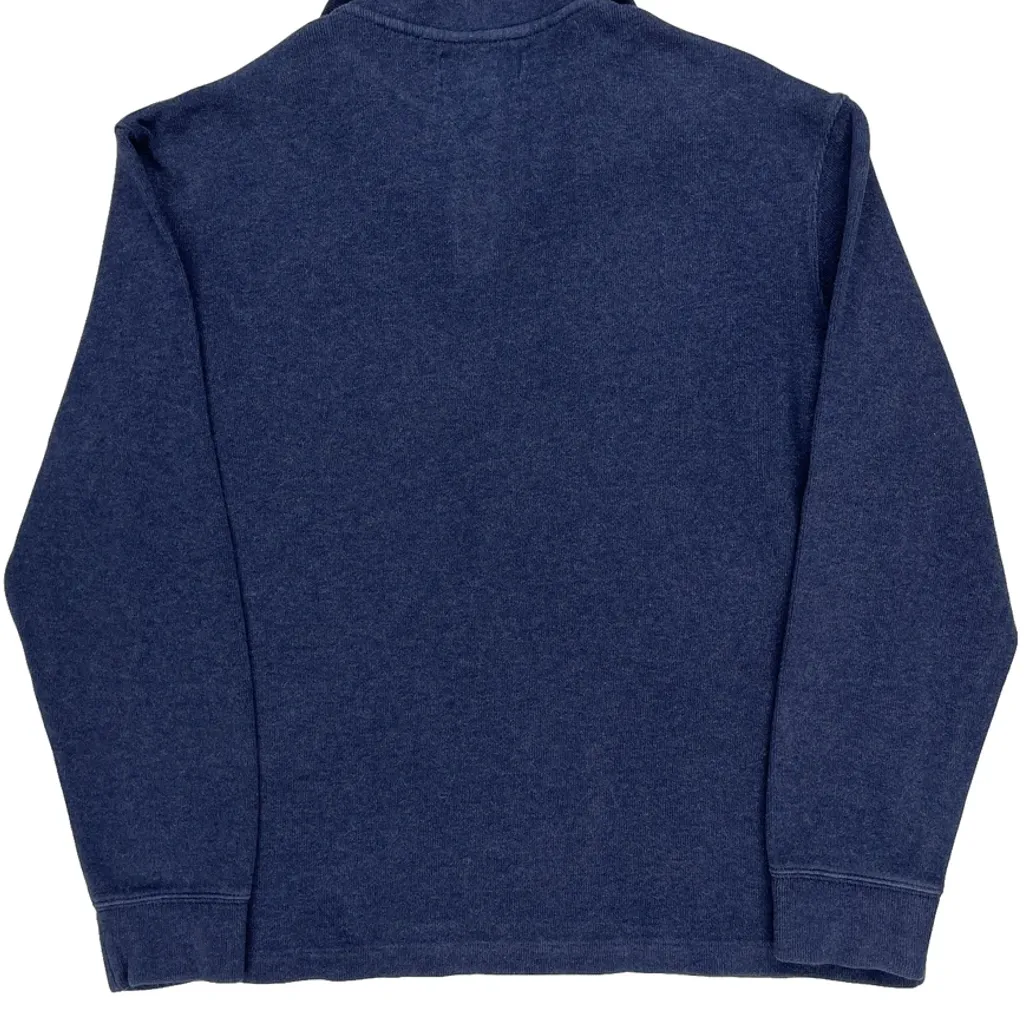 Polo By Ralph Lauren 1/4 Zip - Medium Blue Cotton - Image 6