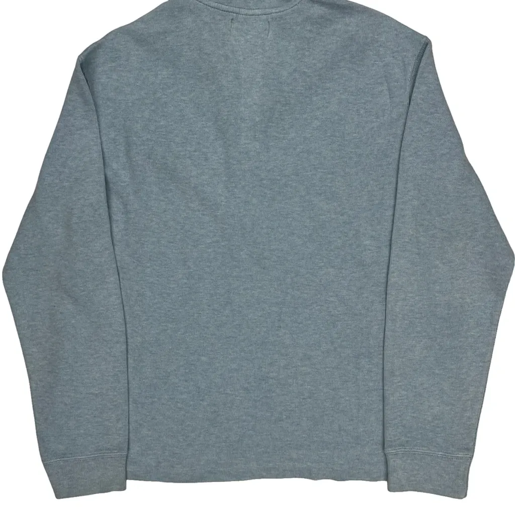 Polo By Ralph Lauren 1/4 Zip - Medium Blue Cotton - Image 6