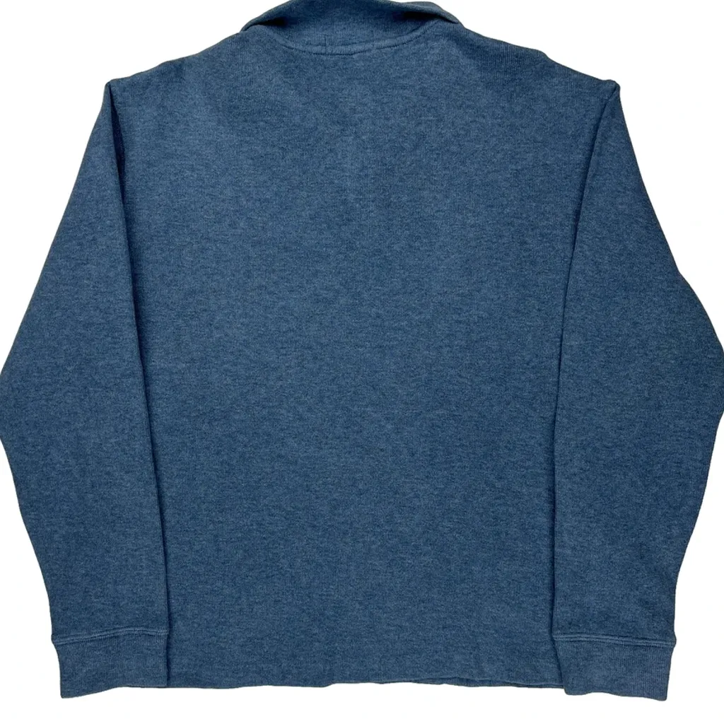 Polo By Ralph Lauren 1/4 Zip - Medium Blue Cotton - Image 6