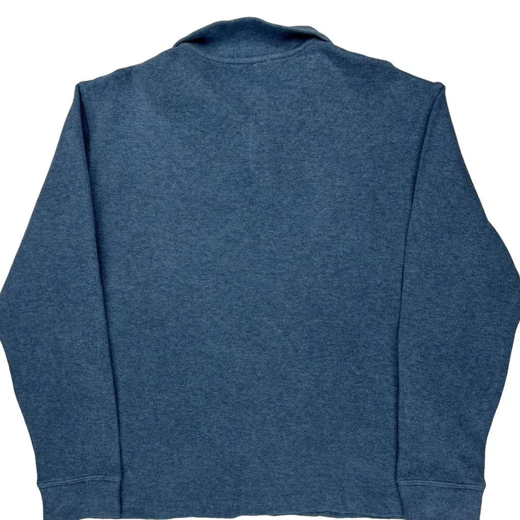 Polo By Ralph Lauren 1/4 Zip - Medium Blue Cotton - Image 7