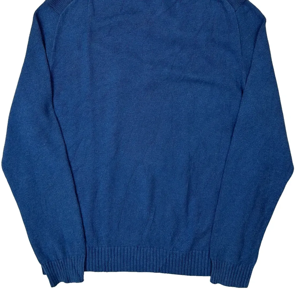 Polo By Ralph Lauren 1/4 Zip - XL Blue Cotton - Image 6