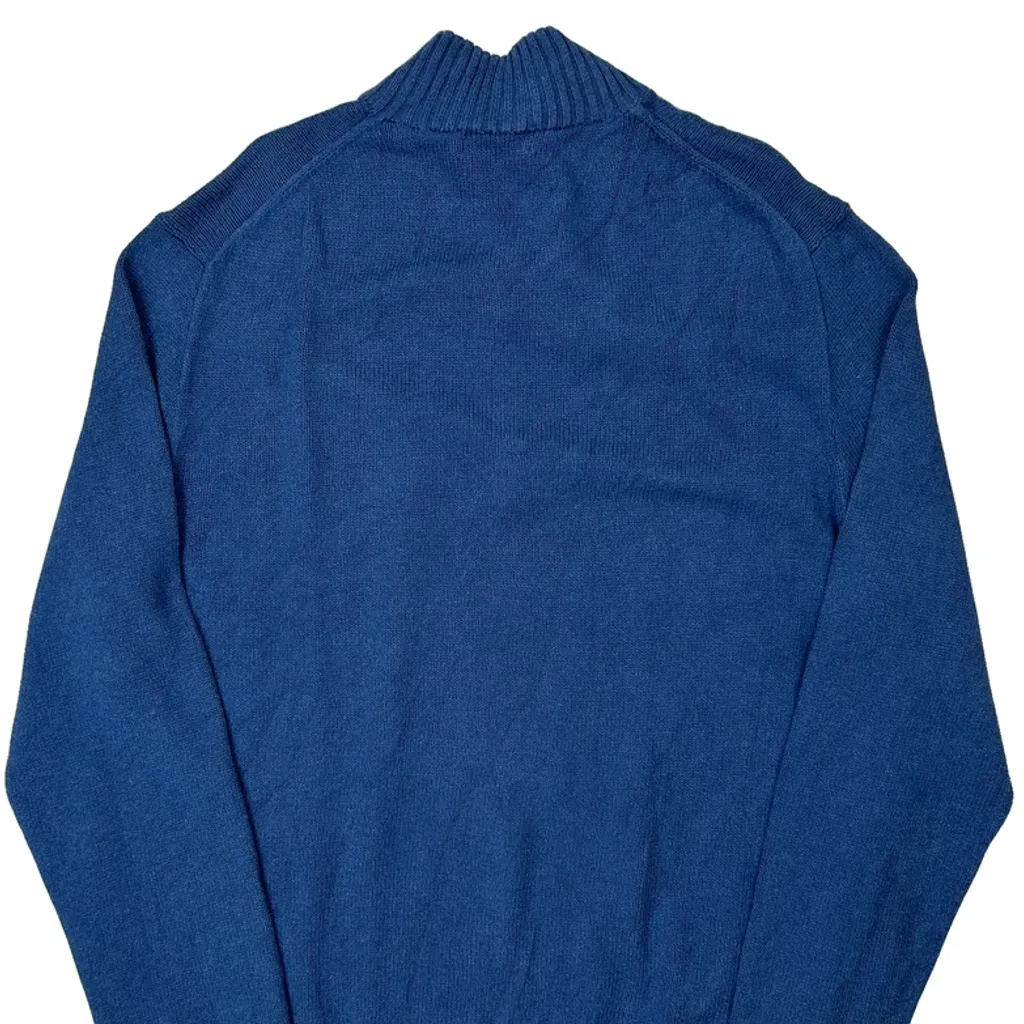 Polo By Ralph Lauren 1/4 Zip - XL Blue Cotton - Image 7