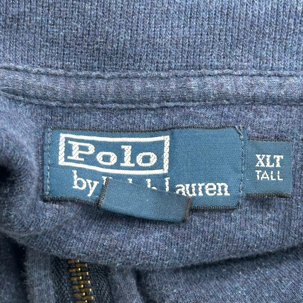 Polo By Ralph Lauren 1/4 Zip - XL Blue Cotton - Image 3