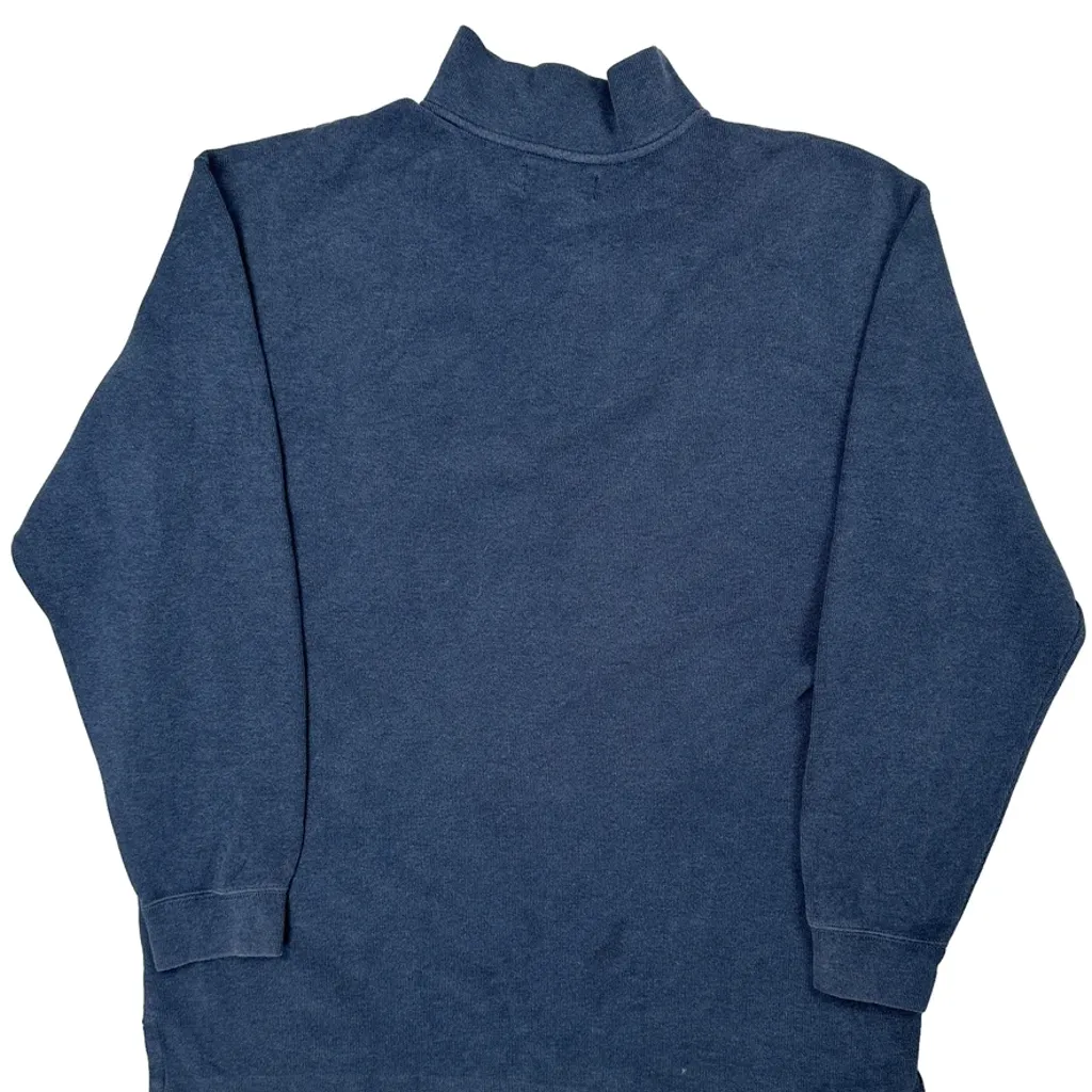 Polo By Ralph Lauren 1/4 Zip - XL Blue Cotton - Image 6