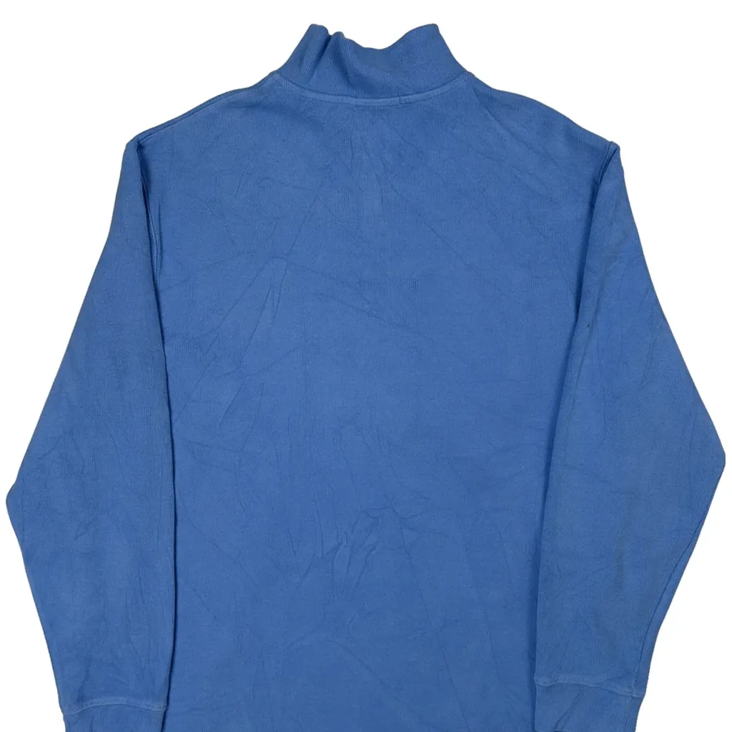 Polo By Ralph Lauren 1/4 Zip - XL Blue Cotton - Image 6