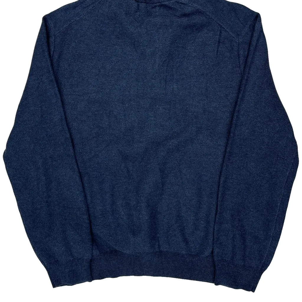 Polo By Ralph Lauren 1/4 Zip - XL Blue Cotton - Image 6