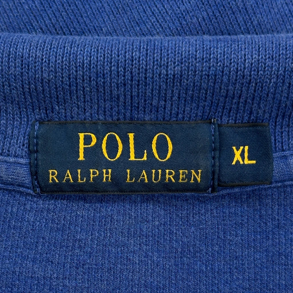 Polo By Ralph Lauren 1/4 Zip - XL Blue Cotton - Image 3