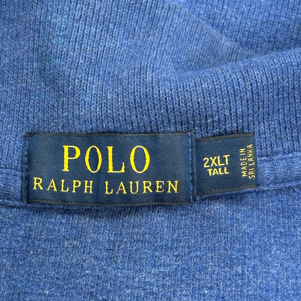 Polo By Ralph Lauren 1/4 Zip - 2XL Blue Cotton - Image 3