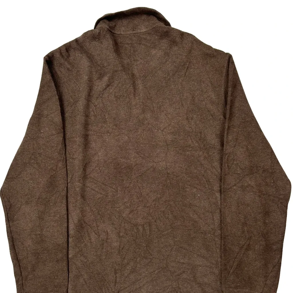 Polo By Ralph Lauren 1/4 Zip - XL Brown Wool Blend - Image 6
