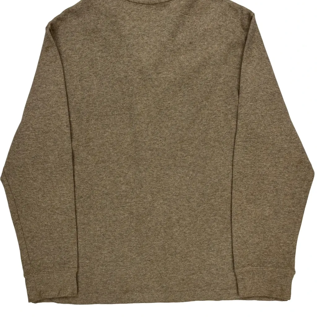 Polo By Ralph Lauren 1/4 Zip - XL Brown Cotton - Image 6