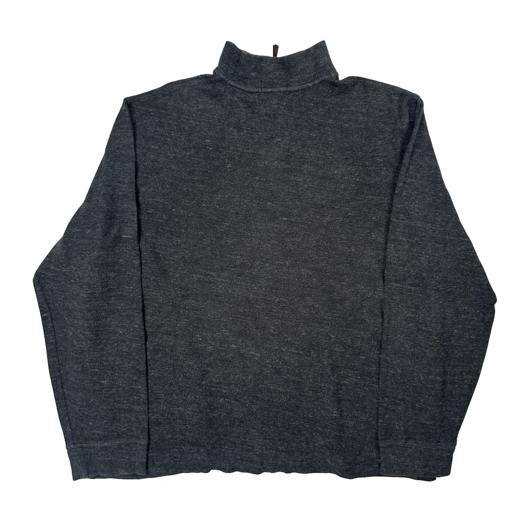 Polo By Ralph Lauren 1/4 Zip - XL Gray Cotton - Image 2