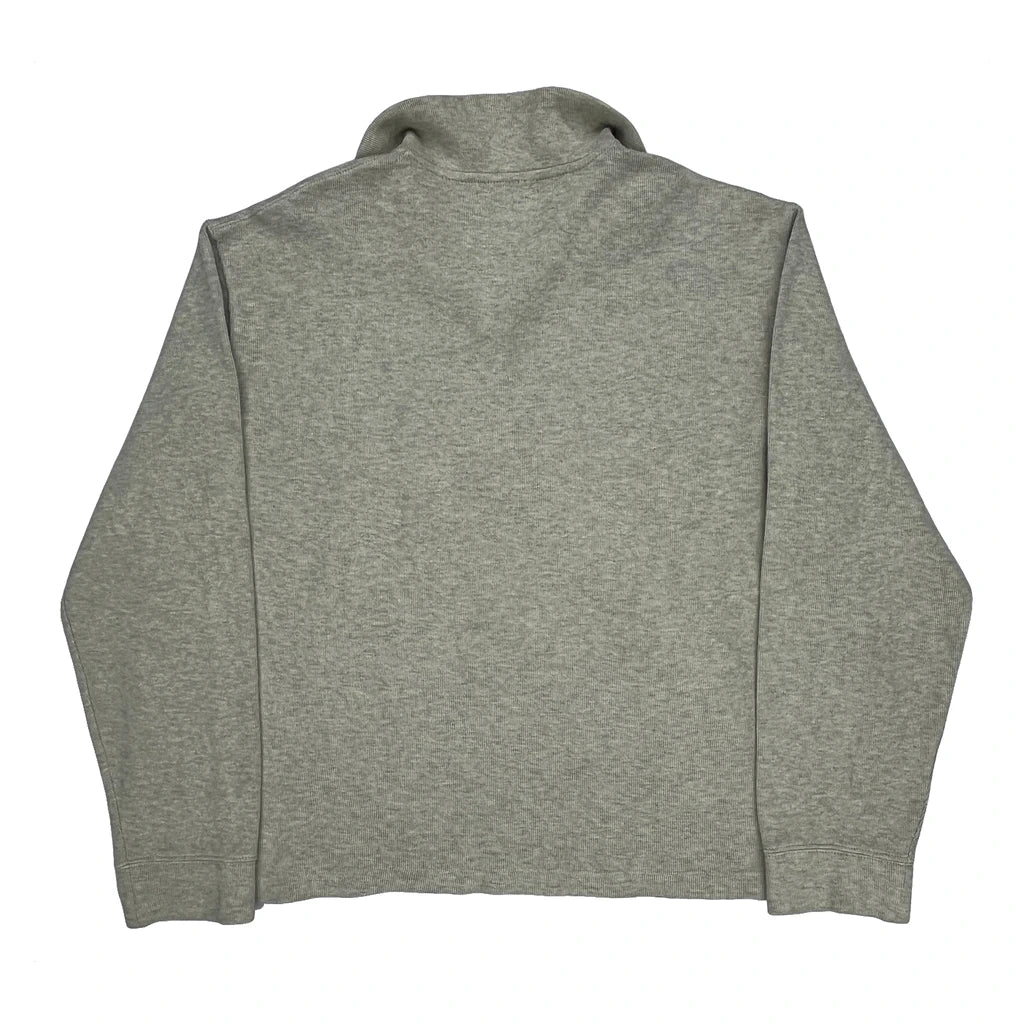 Polo By Ralph Lauren 1/4 Zip - XL Gray Cotton - Image 2