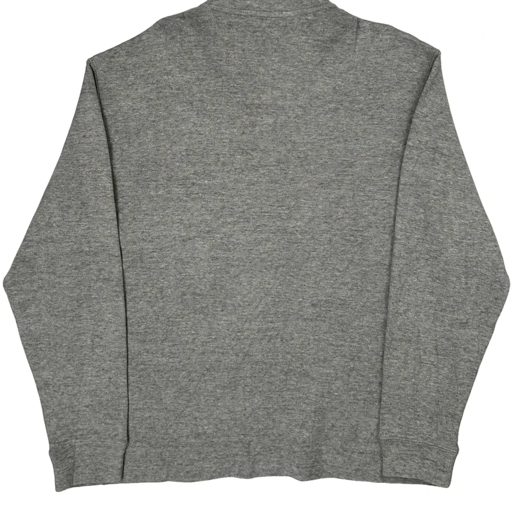 Polo By Ralph Lauren 1/4 Zip - XL Gray Cotton - Image 6