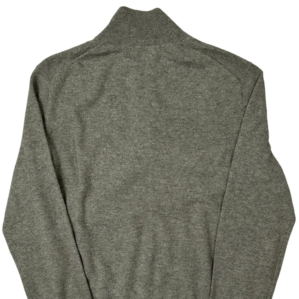 Polo By Ralph Lauren 1/4 Zip - Large Grey Wool - Image 6
